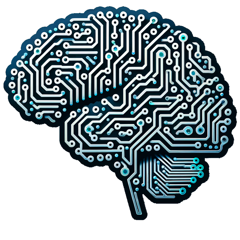 Cervello digitale formato da circuiti elettronici